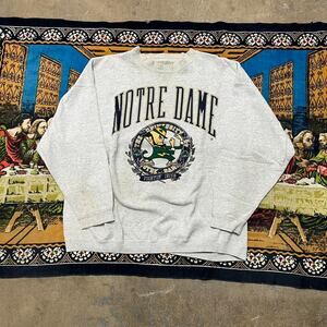 Vintage Notre Dame crewneck sweatshirt size XL sportswear college football y2k